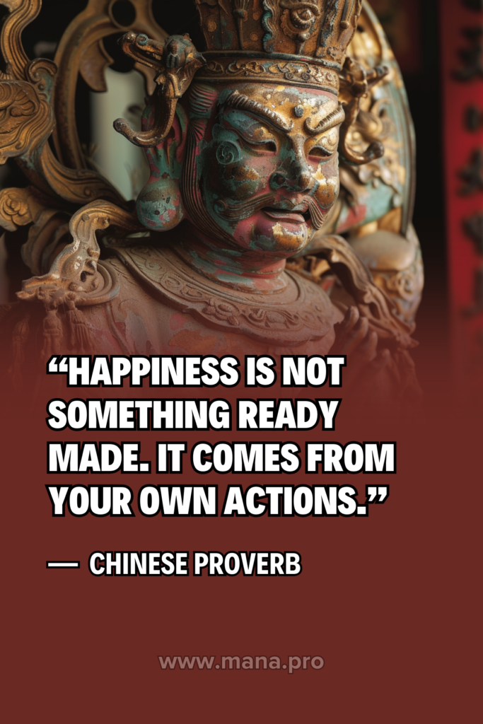 Chinese Proverbs About Happiness
