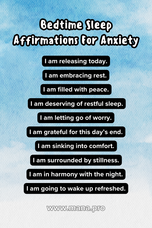 199+ Positive Affirmations For Anxiety Relief (Feel Calm & Peaceful) - Mana