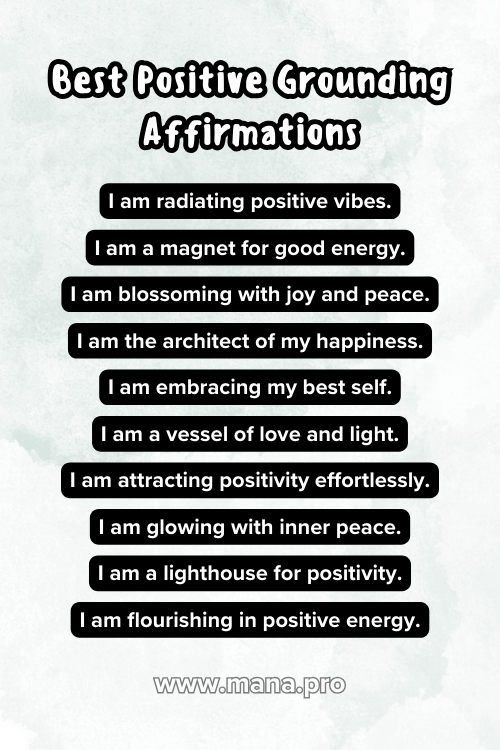 129+ Grounding Affirmations To Find Balance & Energy - Mana