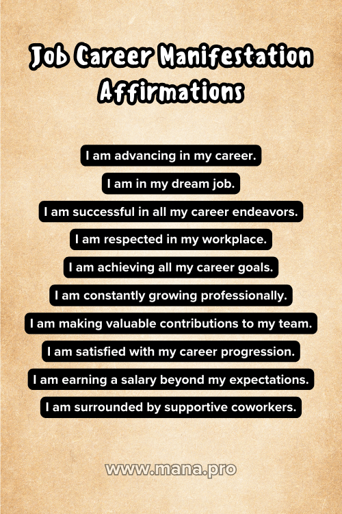 199+ Manifestation Affirmations For Achieving Your Goals - Mana