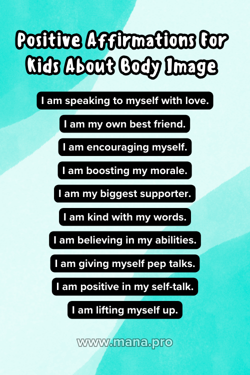 199+ Positive Affirmations For Kids (With Free Images) - Mana