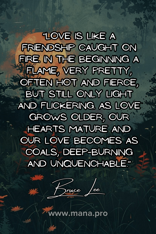Quotes on Fire and Love