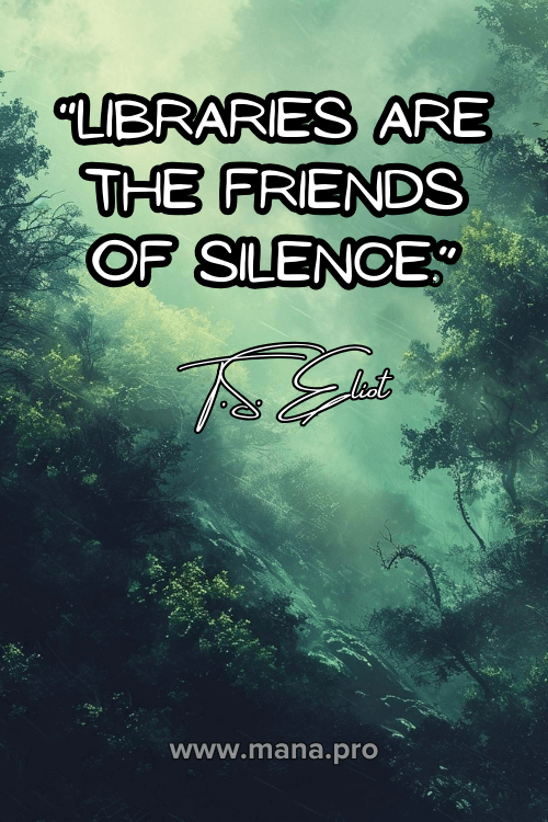 Silence Quotes About Library