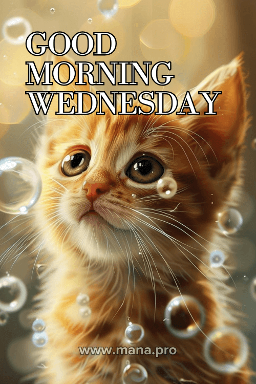 Cute Good Morning Wednesday Images