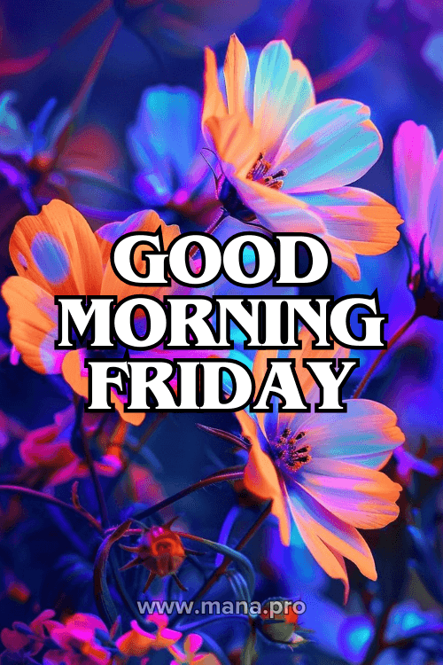 Good Morning Happy Friday Flowers Images