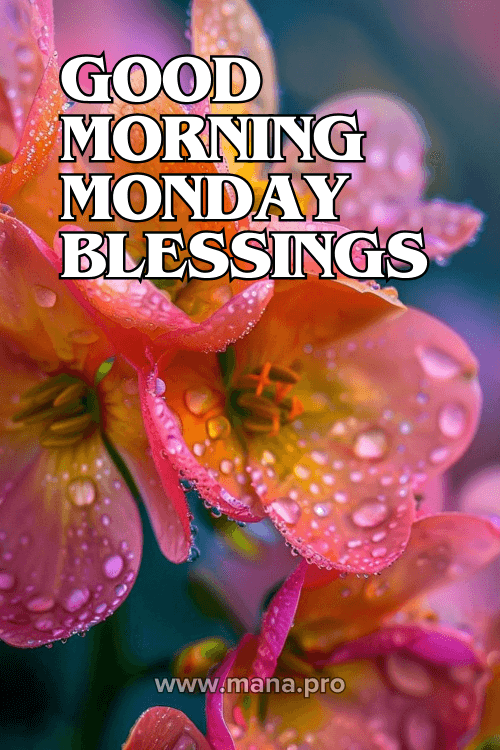 Good Morning Happy Monday Blessings
