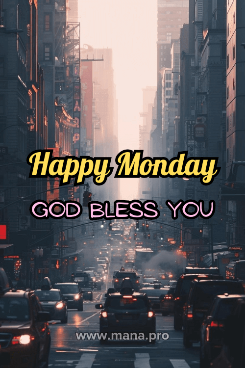 Good Morning Happy Monday Blessings