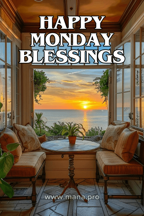 Good Morning Happy Monday Blessings