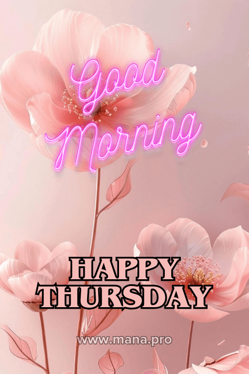 Good Morning Happy Thursday Flowers Images