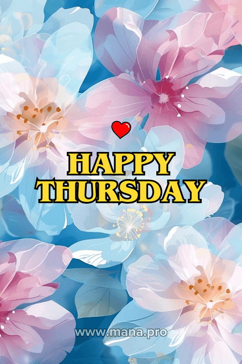 Good Morning Happy Thursday Flowers Images