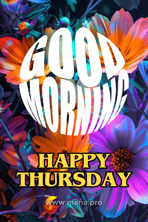 Good Morning Happy Thursday Flowers Images