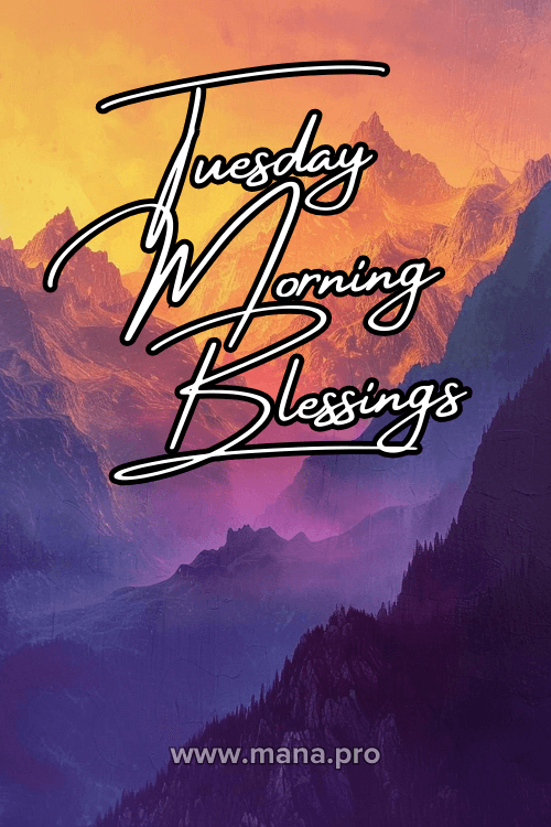 Good Morning Happy Tuesday Blessings