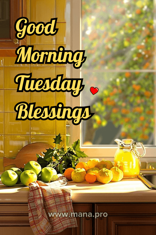 Good Morning Happy Tuesday Blessings