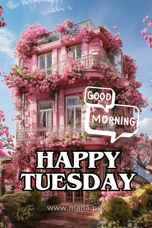 Good Morning Happy Tuesday Flowers Images