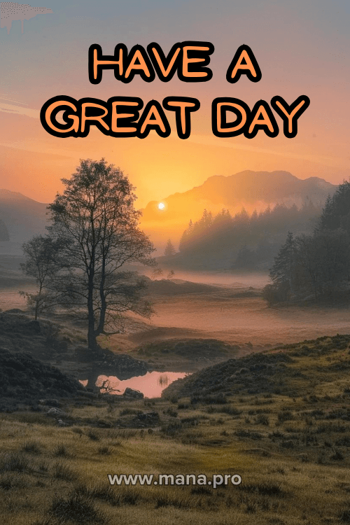 Good Morning Have A Great Day Images