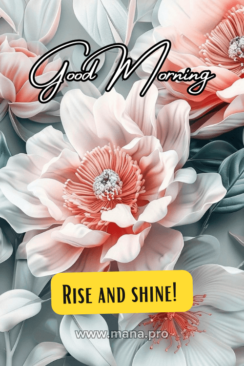 Good Morning Images With Beautiful Flowers