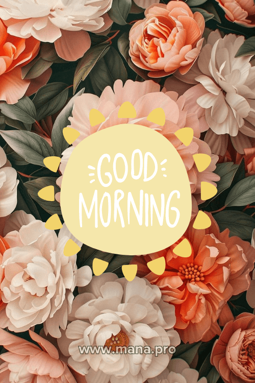 Good Morning Images With Beautiful Flowers
