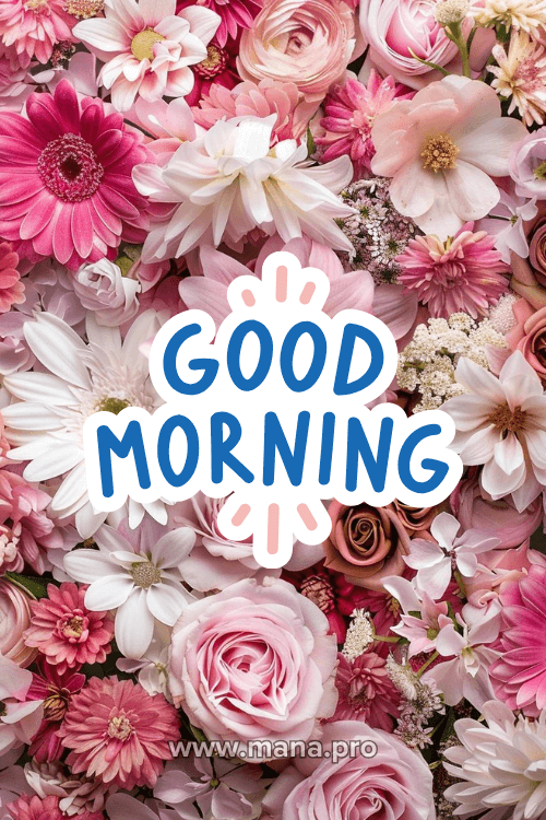 Good Morning Images With Beautiful Flowers