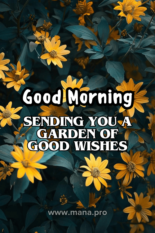 Good Morning Yellow Flowers Images