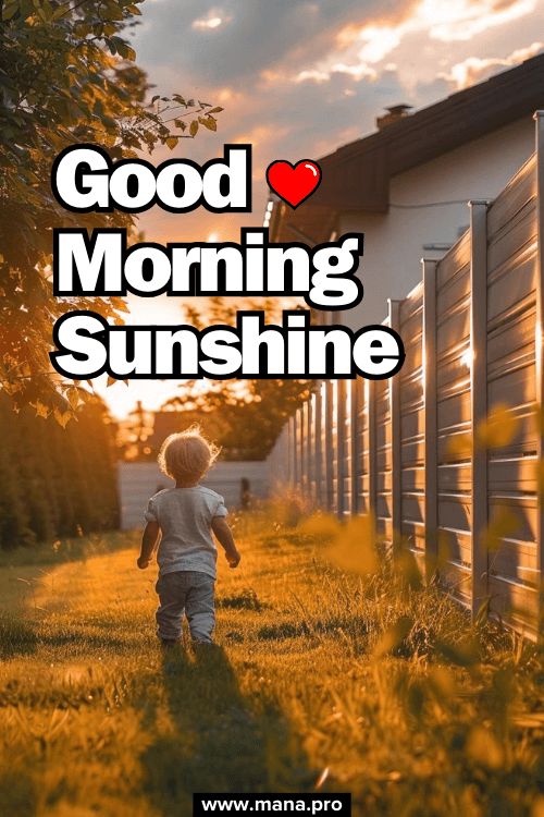 Beautiful & Aesthetic Good Morning Sunshine Images