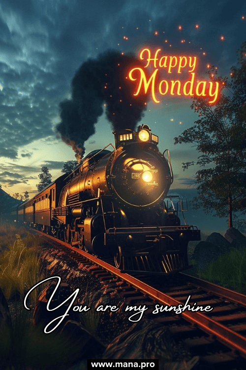 Good Morning Happy Monday Sunshine Images