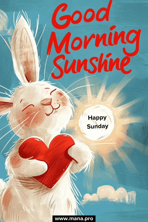 Good Morning Happy Sunday Sunshine Images