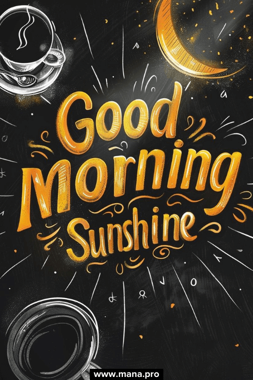 Good Morning Sunshine And Coffee Images