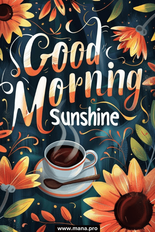 Good Morning Sunshine And Coffee Images