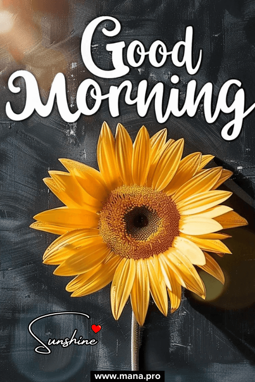 Good Morning Sunshine And Flowers Images