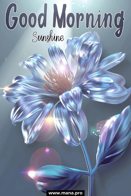Good Morning Sunshine And Flowers Images