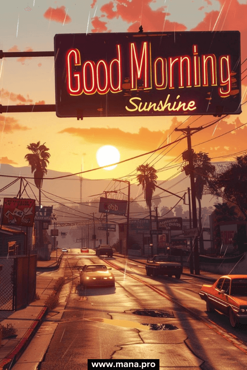 Good Morning Sunshine Images For Him