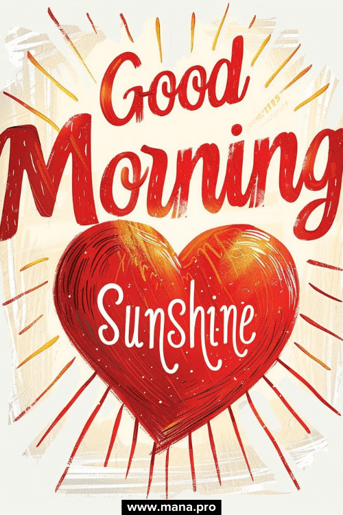 Good Morning Sunshine Images For Him