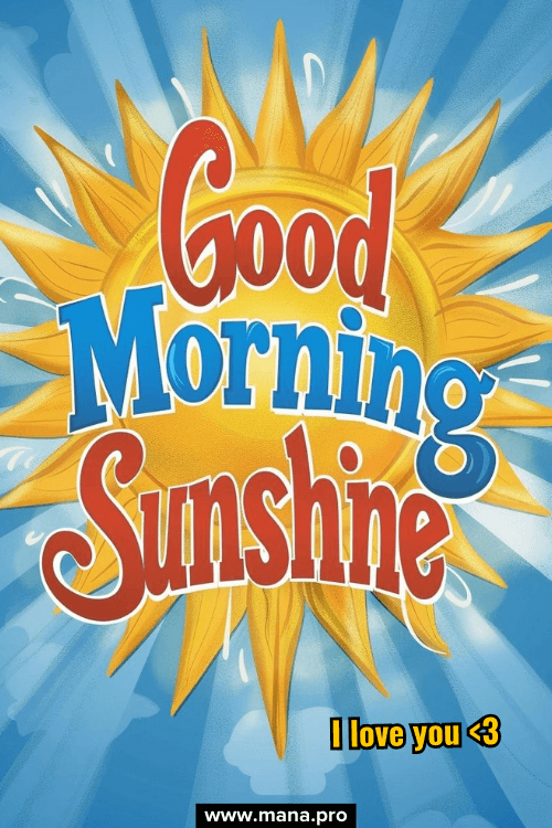 Good Morning Sunshine Images With Quotes