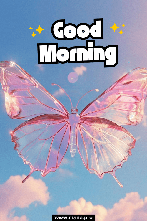 Inspirational Good Morning Butterfly Images
