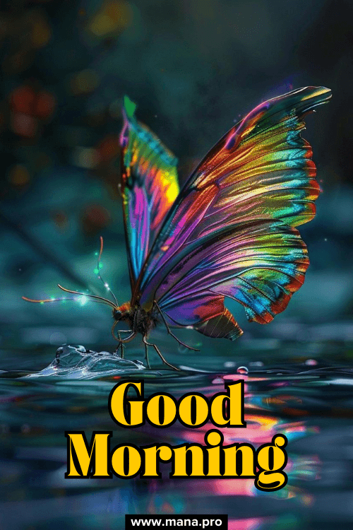 Inspirational Good Morning Butterfly Images