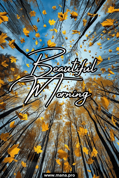Inspirational Good Morning Fall Images