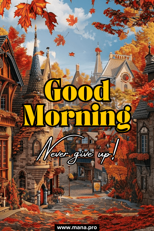 Inspirational Good Morning Fall Images