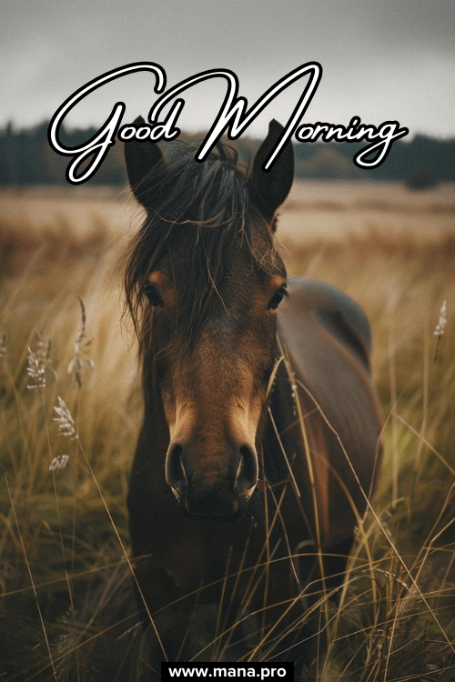 Inspirational Good Morning Horse Images