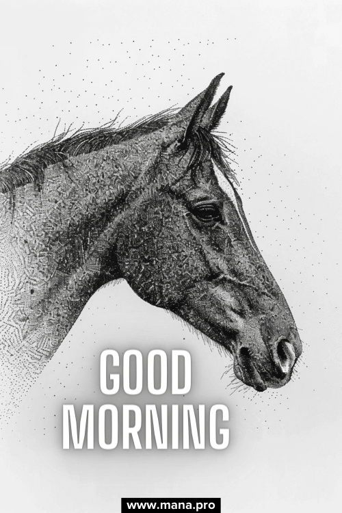 Inspirational Good Morning Horse Images