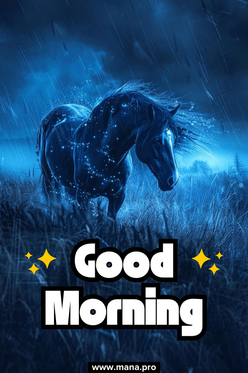Inspirational Good Morning Horse Images