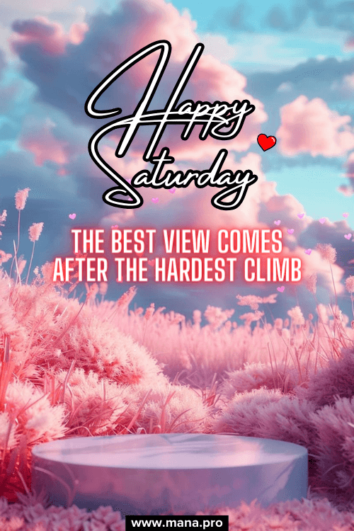 Inspirational Good Morning Saturday Images