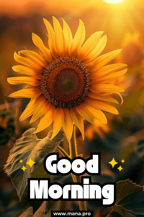 Inspirational Good Morning Sunflower Images