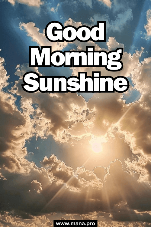 Natural Good Morning Sunshine Images