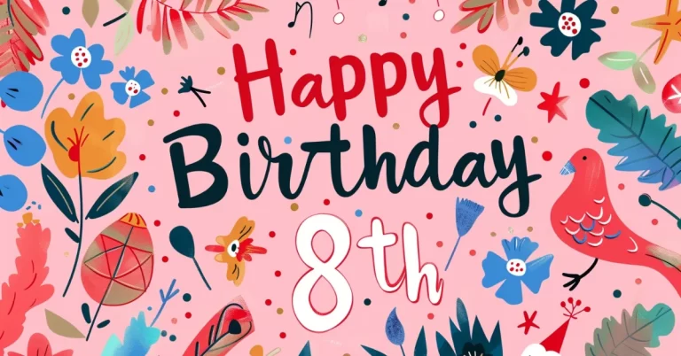 (199+) 8th Birthday Wishes, Images, Quotes, Greetings & Messages