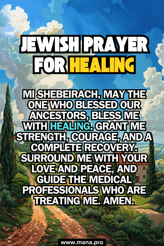 Jewish Prayer For Healing