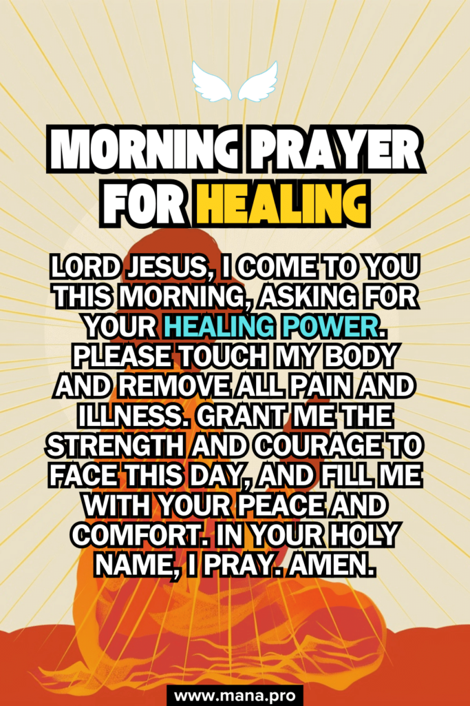 Morning Prayer For Healing