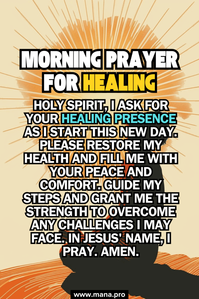 Morning Prayer For Healing