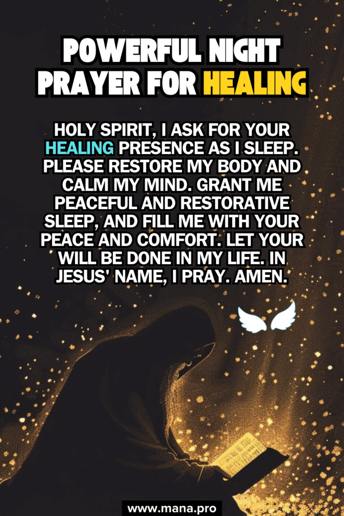 Powerful Night Prayer For Healing