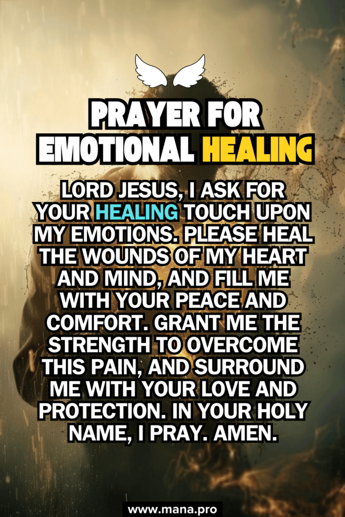 Prayer For Emotional Healing