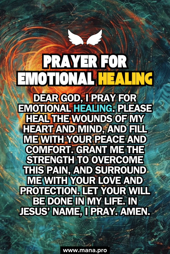 Prayer For Emotional Healing